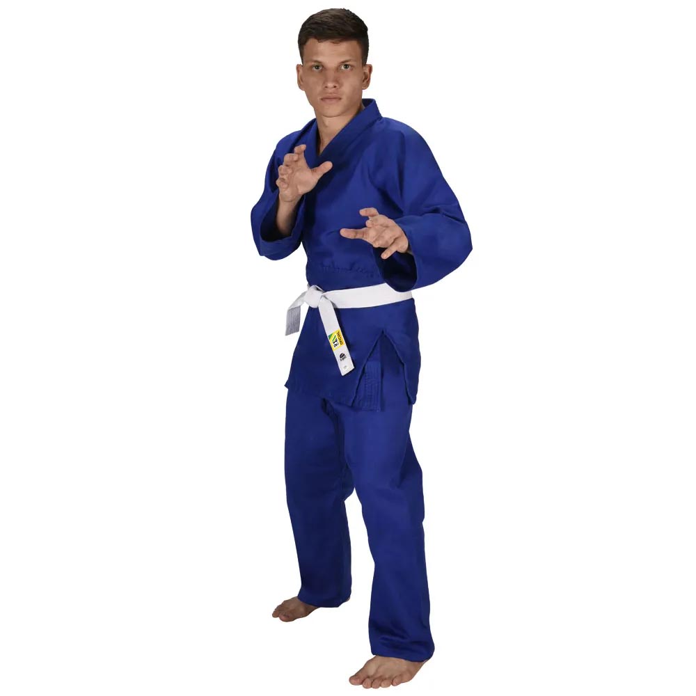 Kimono de Judo MKS Cadete Approvado CBJ Azul