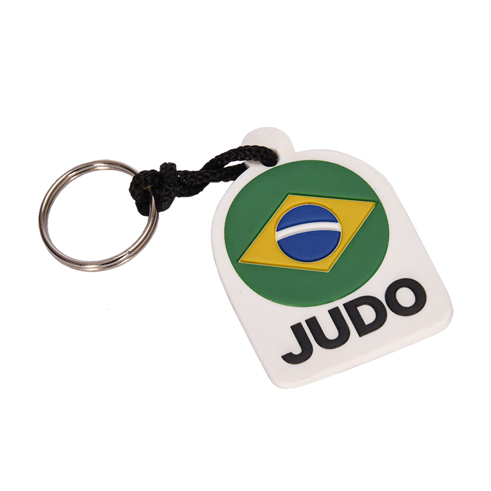 Chaveiro de Borracha JUDO Brasil