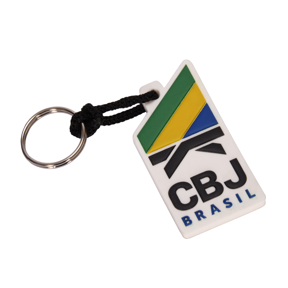 Chaveiro de Borracha CBJ Brasil Oficial