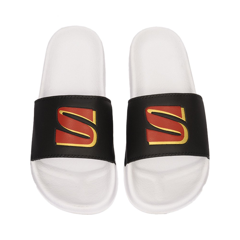 Chinelo Slide KuSakura Preto/Branco