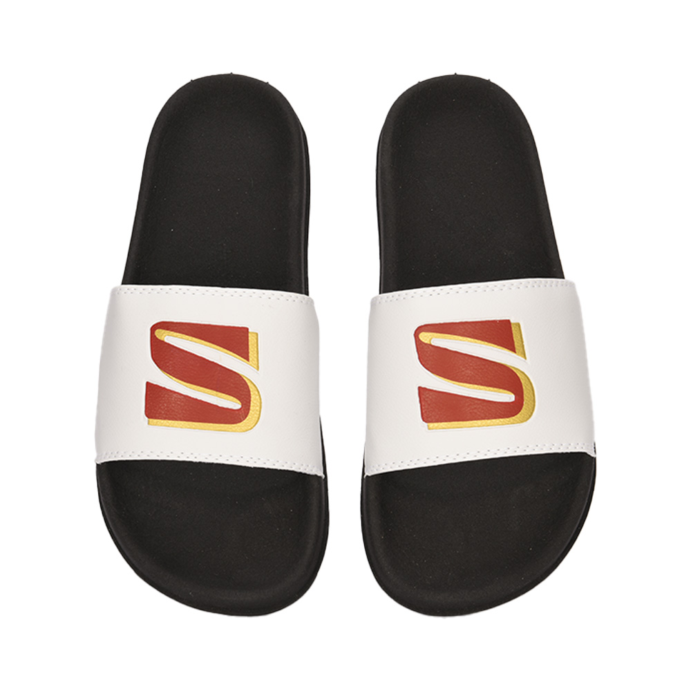 Chinelo Slide KuSakura Branco/Preto