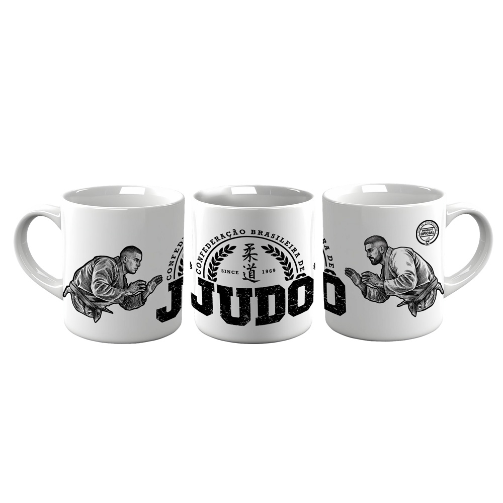 Caneca Cerâmica CBJ Oficial Judo Classic