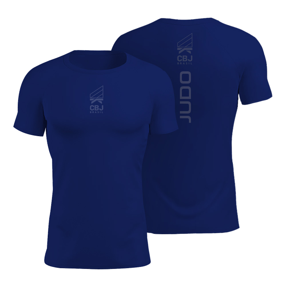 Camiseta de Compressão Judo Brasil CBJ Of...