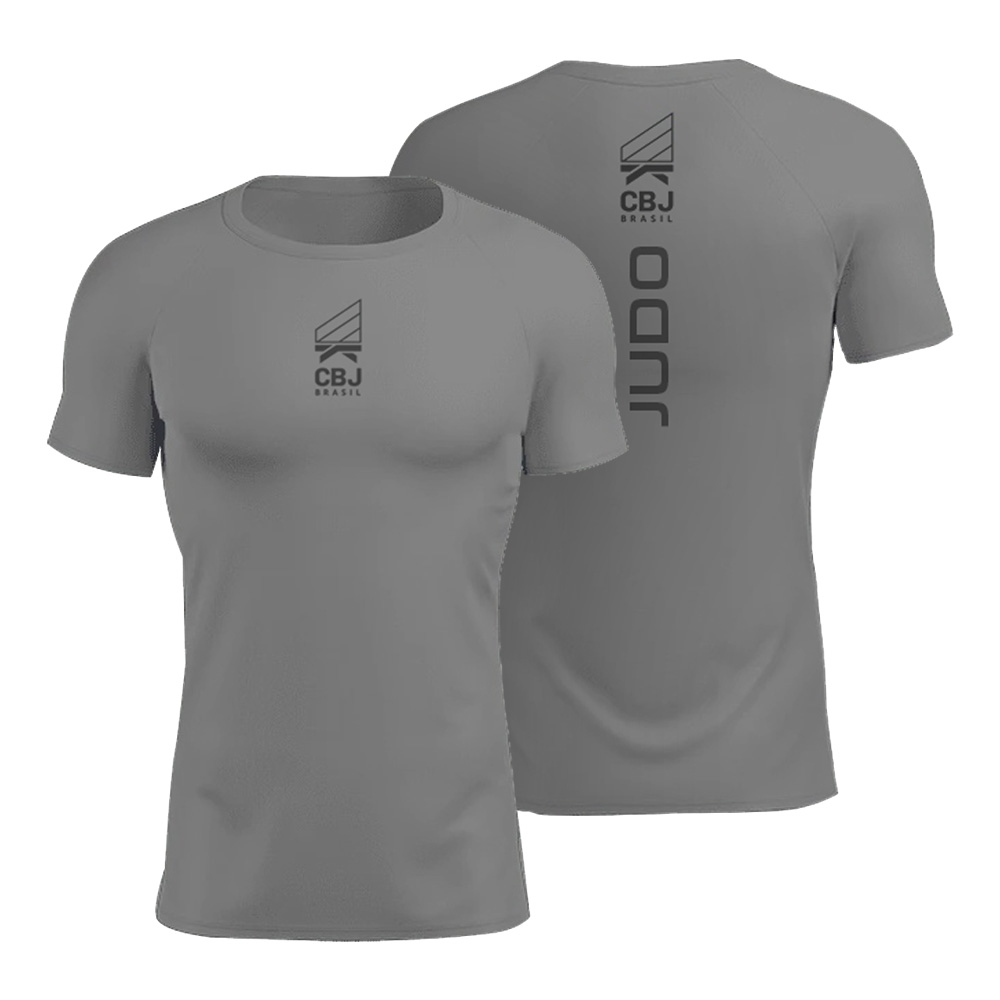Camiseta de Compressão Judo Brasil CBJ Of...