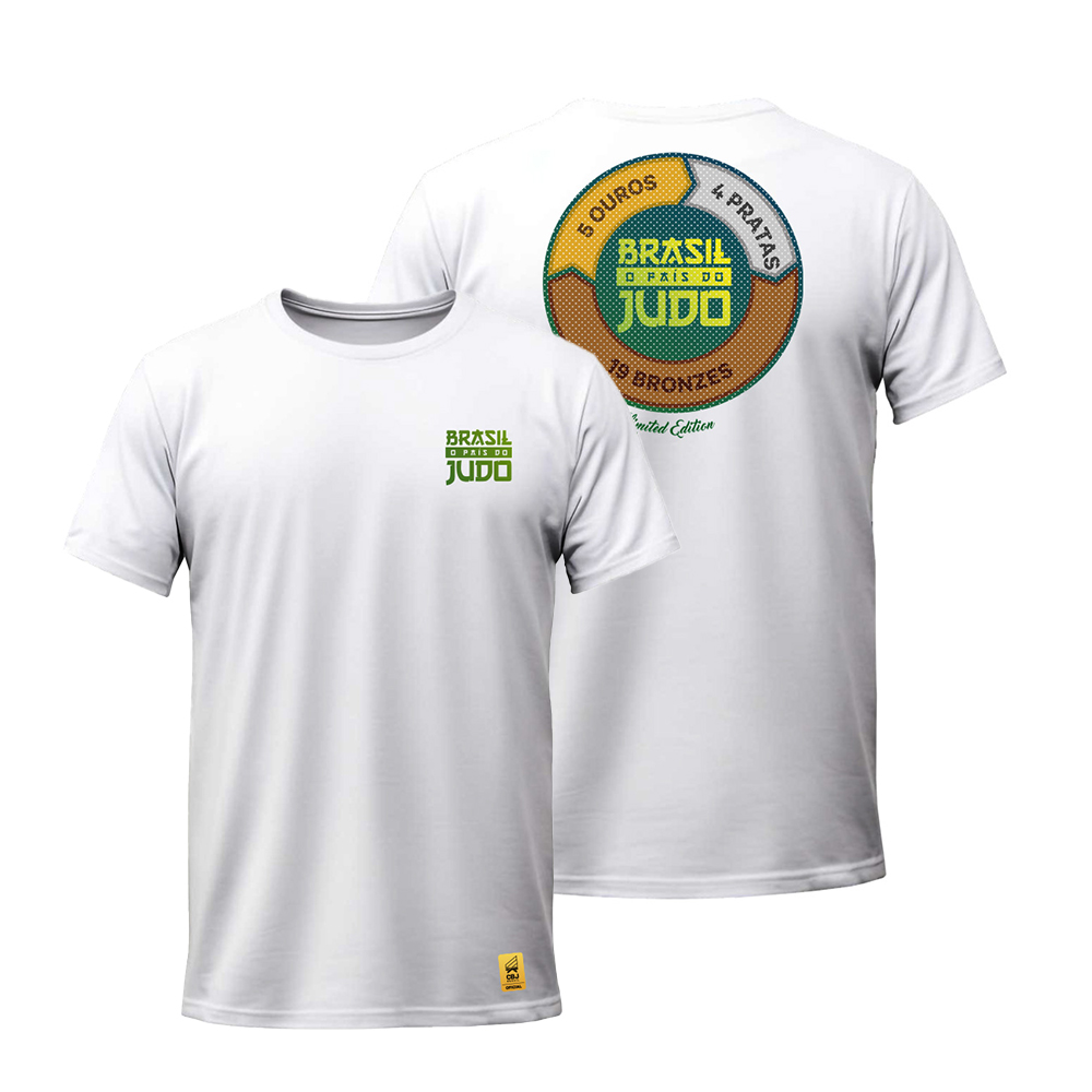 Camiseta Brasil o país do Judô CBJ Oficial