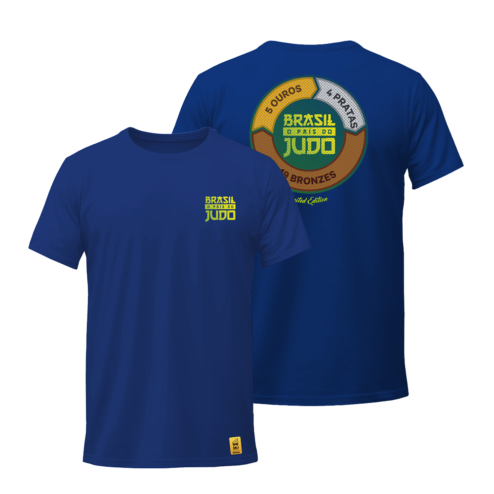 Camiseta Brasil o país do Judô CBJ Oficial