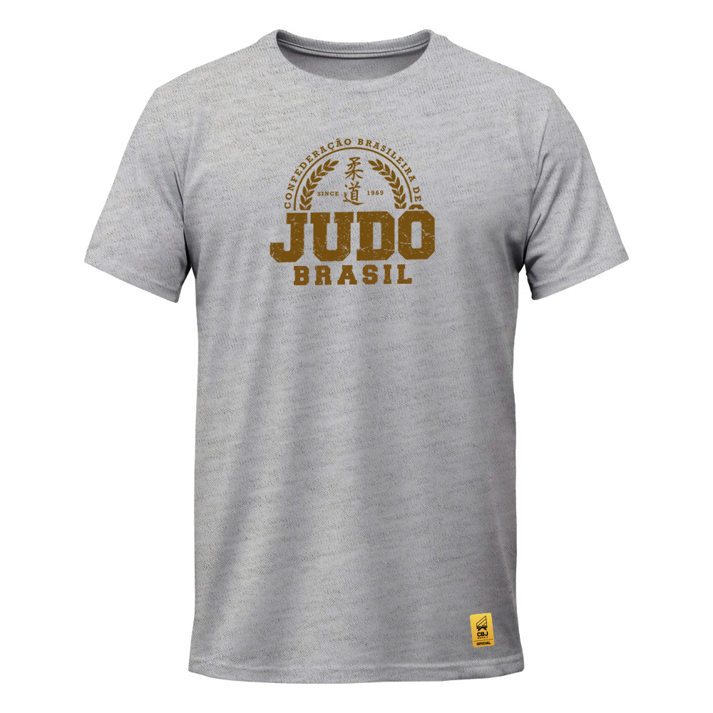 Camiseta Judo Brasil Classic Line CBJ Ofi...