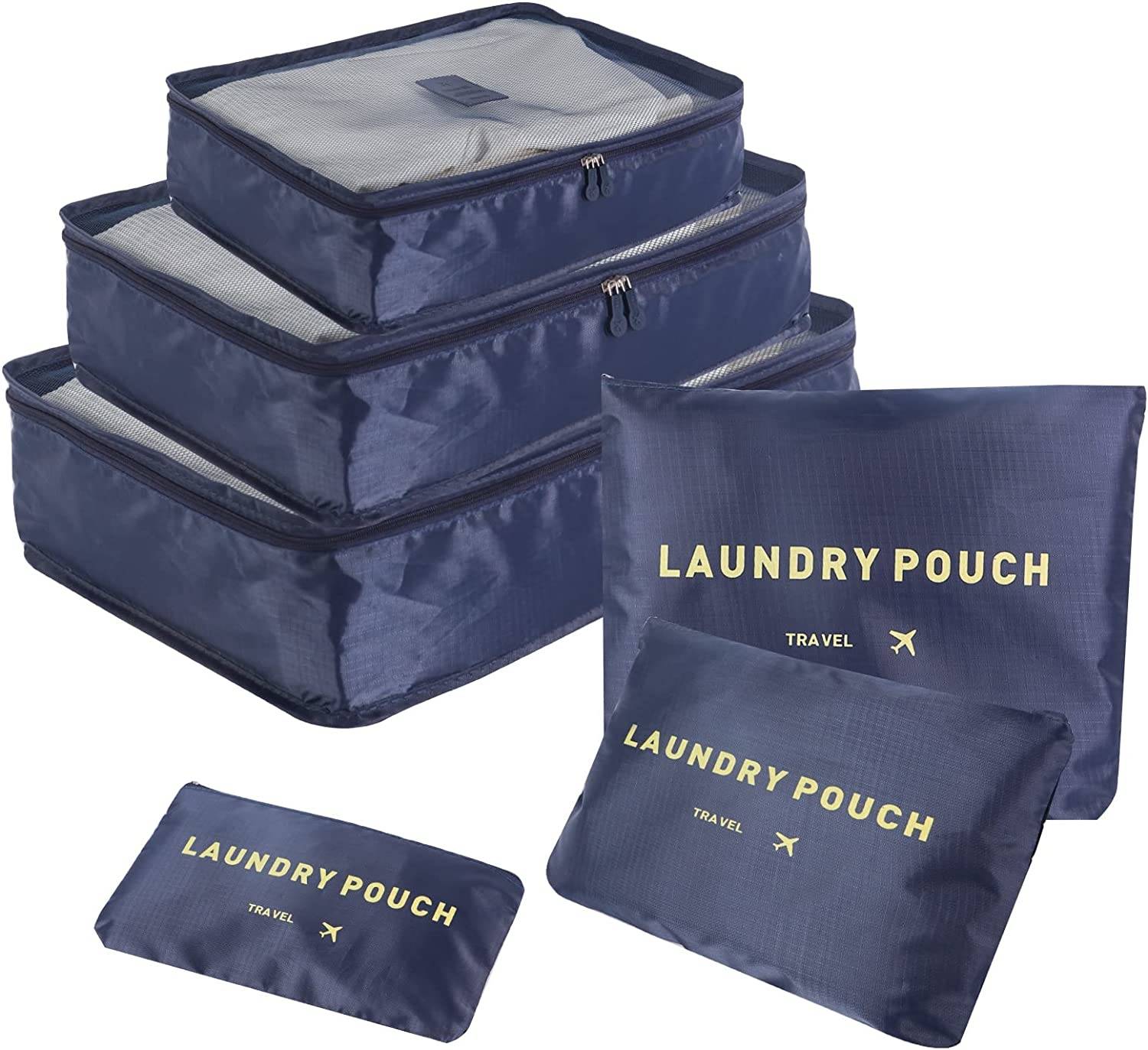 Organizador De Mala Para Viagem Kit 6 Peç...