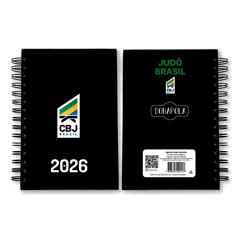 Agenda 2026 Executiva Black Customizada L...
