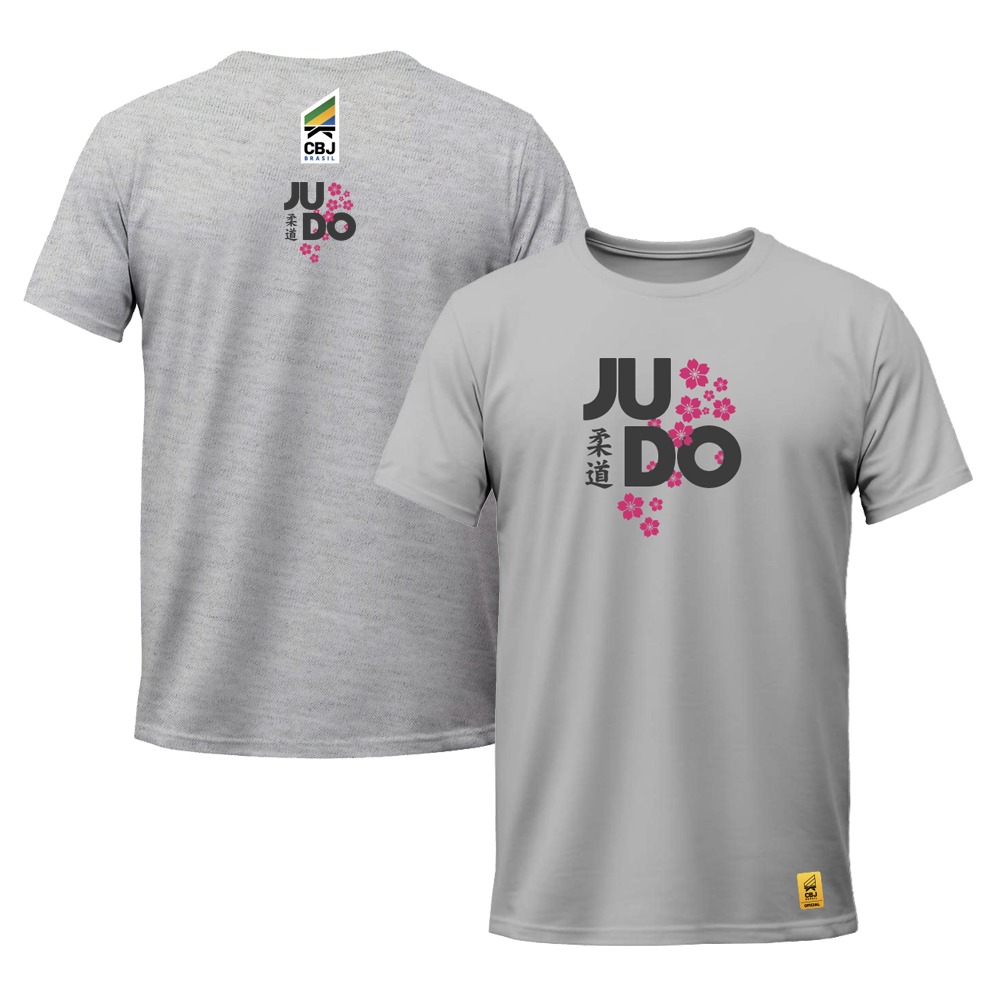 Camiseta Judo Brasil Sakura CBJ Oficial