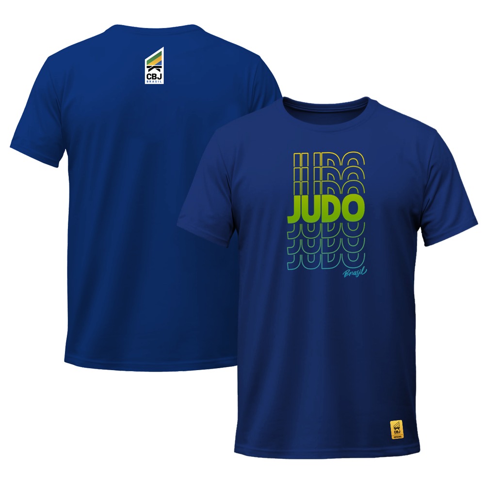 Camiseta Judo Brasil Gradient CBJ Oficial