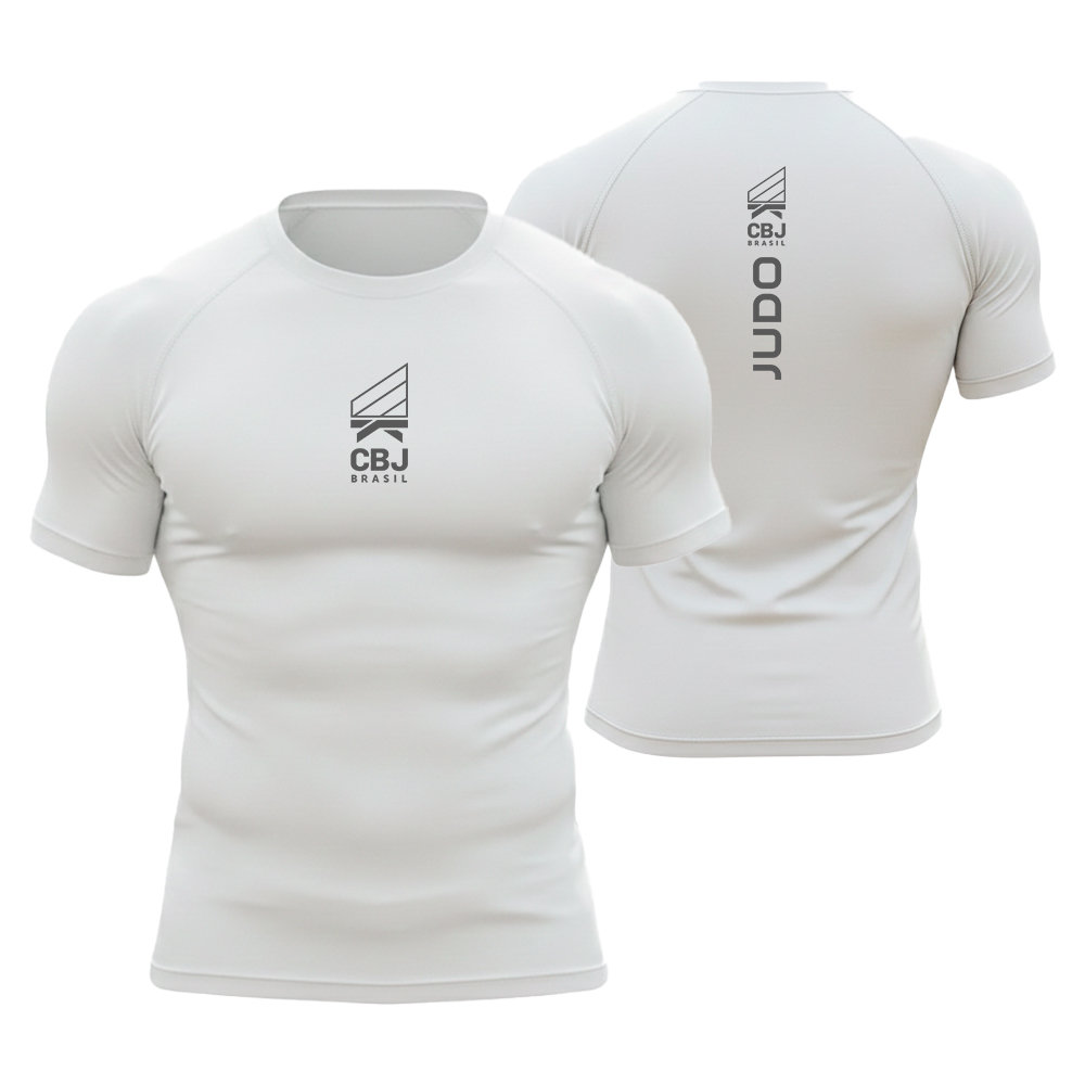 Camiseta de Compressão Judo Brasil CBJ Of...